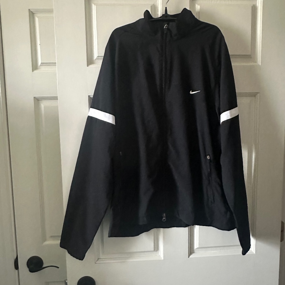 Nike - 'Fit Dry' Zip Up Track Jacket - Size Large